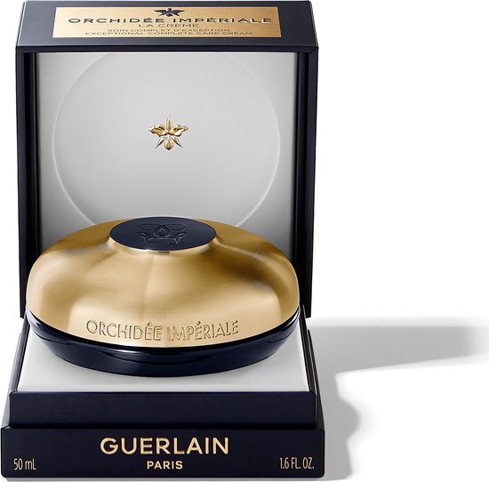 Guerlain Orchidée Impériale The Cream, Tagescreme, Frauen, Gesicht, Anti-Aging, Anti-Falten, Feuchtigkeitsspendend, Feuchtigkeitsspendend, Aufpolsterung,..., 50 ml, Topf