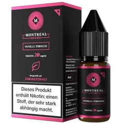 Montreal Vanilla Tobacco NicSalt Liquid 10ml / 20mg