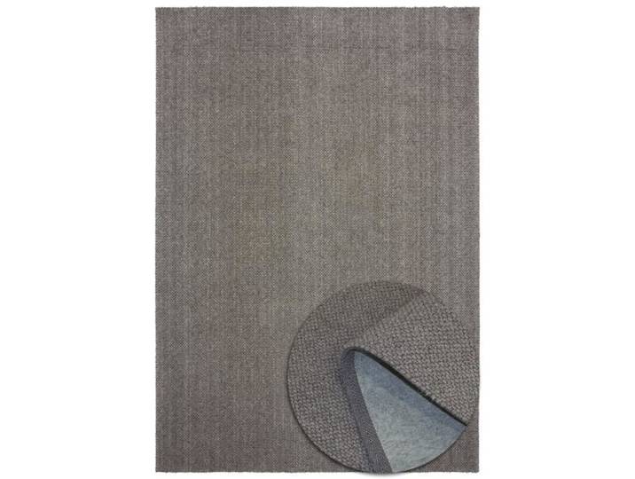 Tapis Aspect Naturel - Doux - Design Scandinave - Laine et Polyester - Salon Chambre - Gris Natur - 120x170 cm