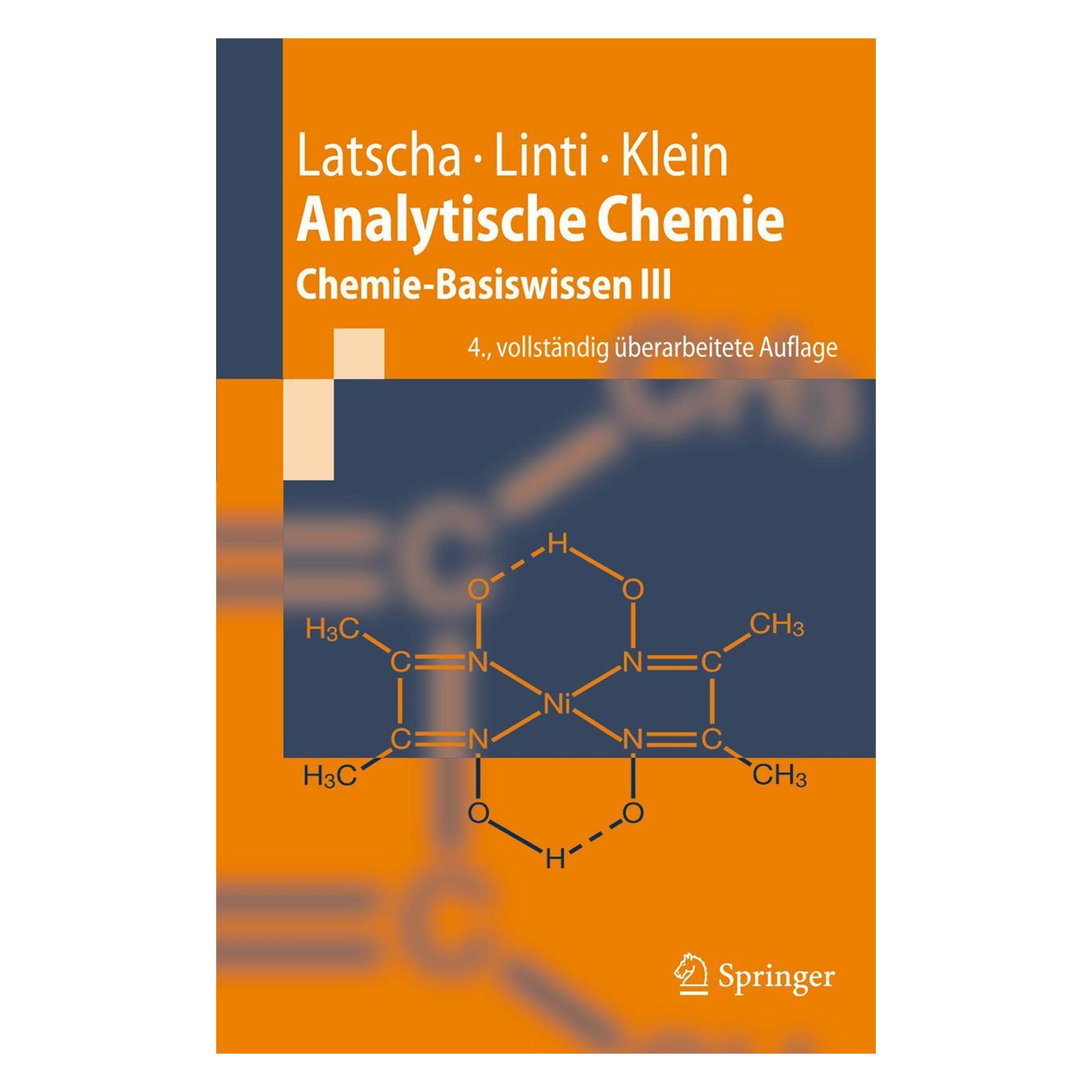 Springer Analytische Chemie (Deutsch, Softcover, Gerald W. Linti, Hans Peter Latscha, Helmut Klein) (7560614)