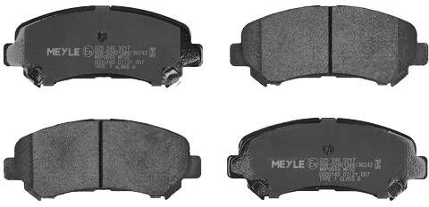 MEYLE 025 246 3217 Brake pad set
