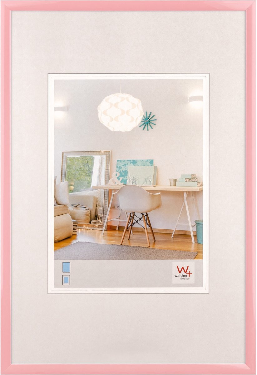 Walther Design New Lifestyle Kunststof lijst Roze - 40x50 cm