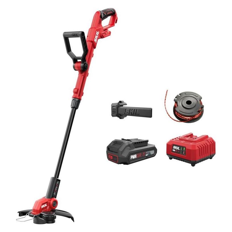 Skil GT1E0241AA Rasentrimmer 30cm 20V bürstenlos inkl. 2.0Ah Akku und Ladegerät (Trimmfaden) (56570921)