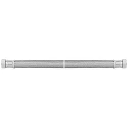 Panzerschlauch 2x gerade mit Überwurf, DN 32 (1 1/4'') (Ausführung: Panzerschlauch 2x gerade mit Überwurf DN 32 1 1/4'' 800mm)