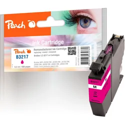 2x Peach, Druckerpatrone, Tinte Brother LC-3217 Magenta (M)