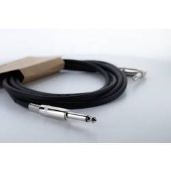 Cordial 14761 Klinke Instrumenten Anschlusskabel [1x Klinkenstecker 6.3 mm (mono) - 1x Klinkenstecker 6.3 mm (mono)] 3 m Schwarz Flexibel