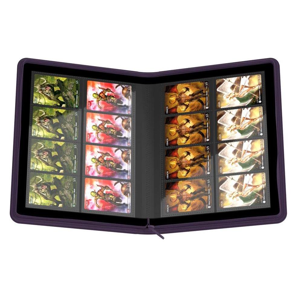 Ultimate Guard UGD010438 - Zipfolio 320 - 16-Pocket Xenoskin Kartenmappe, lila (UGD010438)