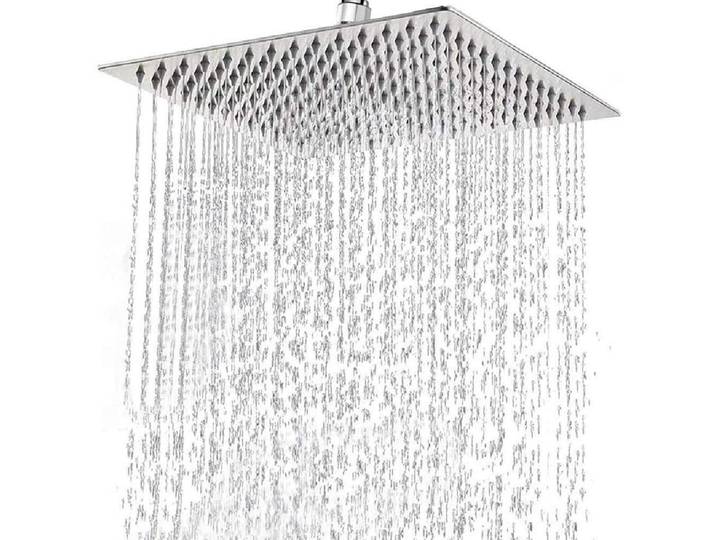 Regendusche Eckig 30x30cm Edelstahl Quadratisch Chrom 12 Zoll