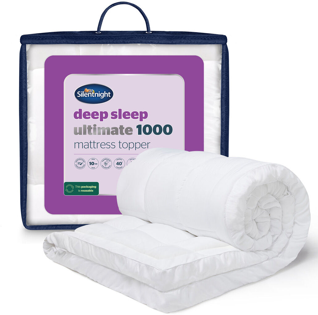 Silentnight Ultimate Deep Sleep 1000 Mattress Topper White Super King (6')