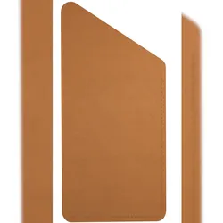 Stil Casa Stil Haus, set 12 Besteckhalter für den Tisch, Polyurethan gepaart, 10,5xh. 22 cm, saffiano Farbe Wüste (desert).