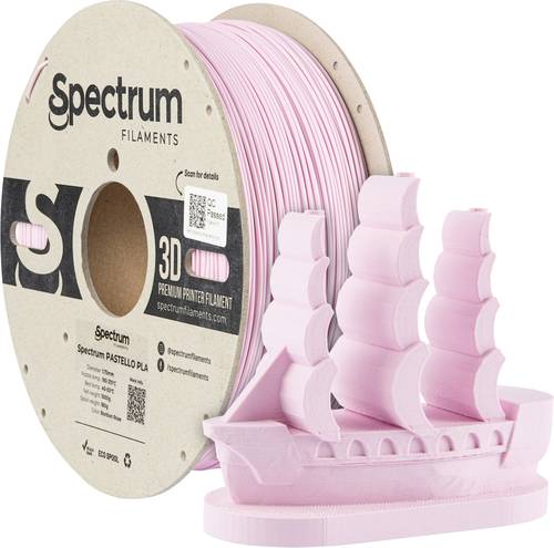 Spectrum Filaments 80706 Pastello PLA Filament PLA Matt 1.75mm 1000g bonbon rose, Rose, Pastell 1St.