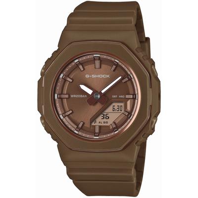 Chronograph CASIO G-SHOCK, braun (braun, braun), Armbanduhren, Damen, braun, Chronograph, Quarzuhr, Armbanduhr, Damenuhr, Herrenuhr, analog, digital