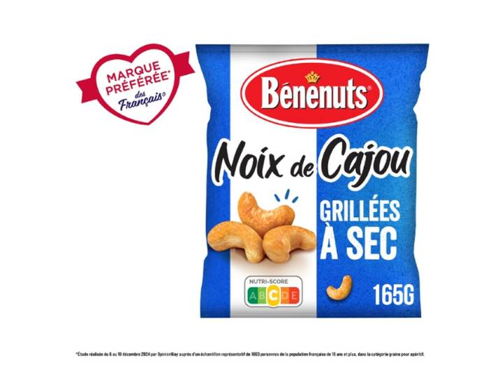 BENENUTS noix cajou grillé sec 165g