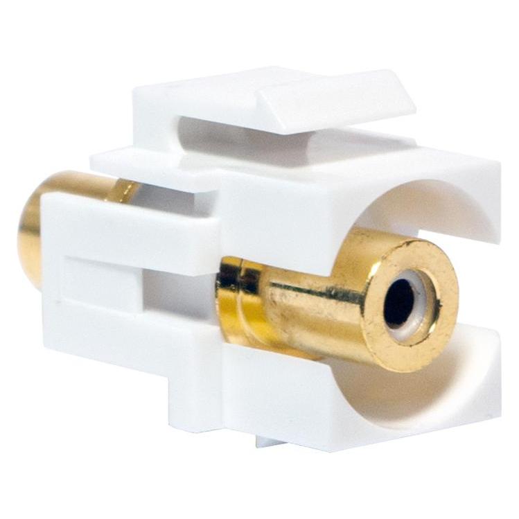 LogiLink Keystone Verbinder Cinch Buchse Cinch Buchse weiss (Keystone Modul) (DS-KC-MB1)