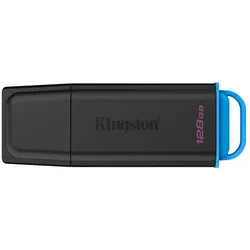 Kingston Technology DataTraveler 128GB Tragbarer USB 3.2 Gen 1 Exodia Schwarz + Blau