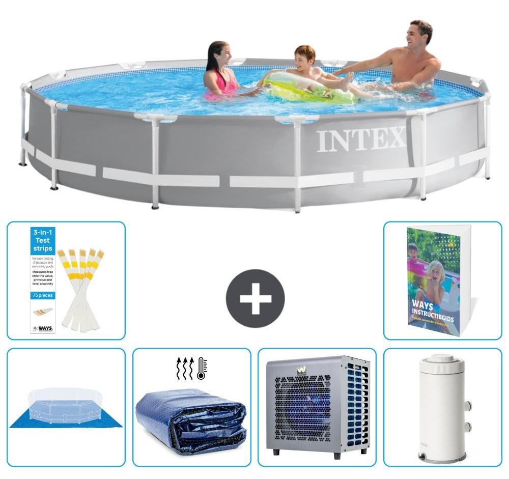 Prism Frame Pool Rund - 366x76 cm - 5-teilig S104