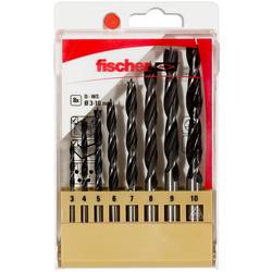 Fischer 536609 Holz-Spiralbohrer-Set 8teilig 3 mm, 4 mm, 5 mm, 6 mm, 7 mm, 8 mm, 9 mm, 10 mm 1 Set