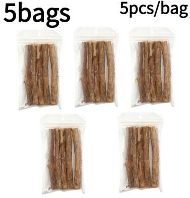 Uplift Picks Natural Catnip Chew Sticks For Cat Dental Play 5 Bags