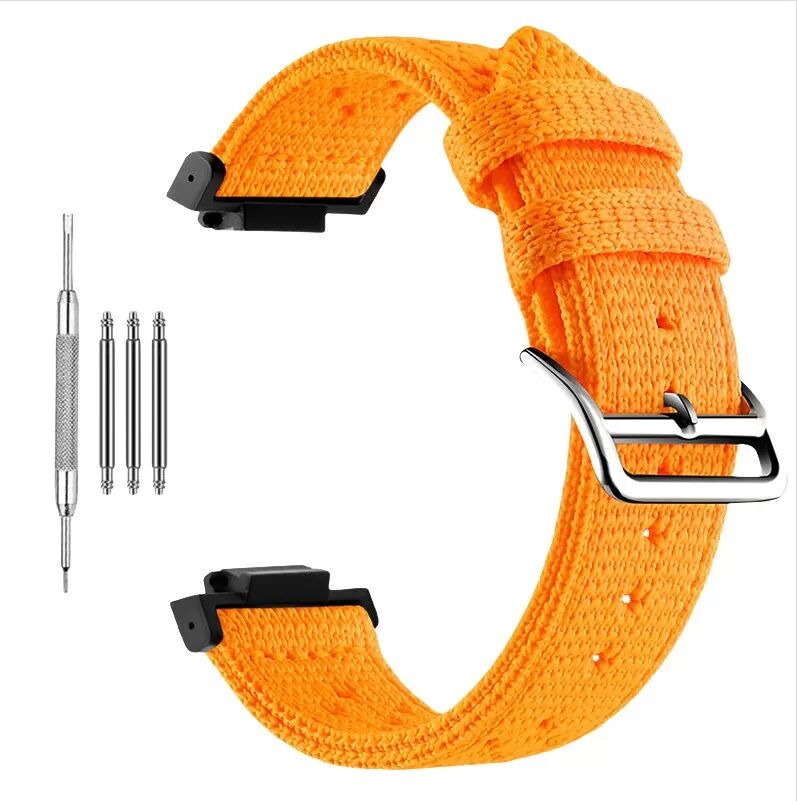 INF Nylon-Armband im Hermès-Stil für Casio G-SHOCK GA100/DW-5600 – Komfort und Stil Orange