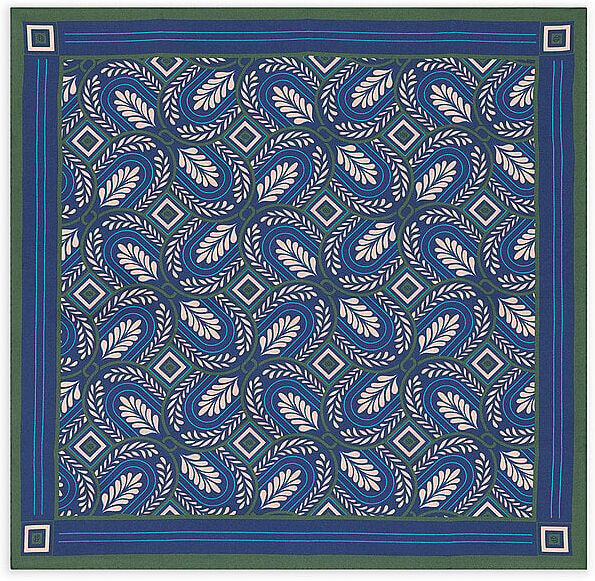 DROLE DE MONSIEUR Stecktuch  blau EG