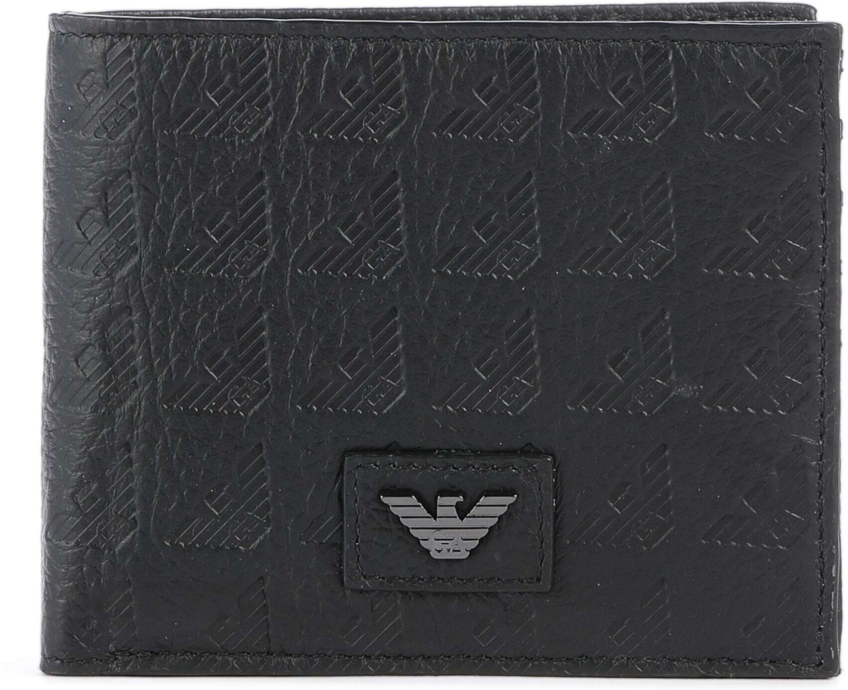 Giorgio Armani Emporio Armani New Minorca Geldbörse, schwarz