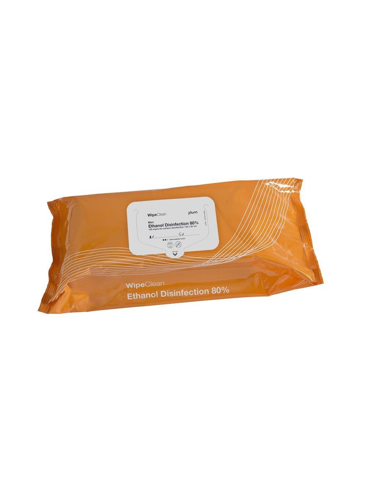 Plum WipeClean Ethanol-Desinfektion 80% wipes Reinigungstücher mini - 100 Stk.
