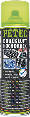 Petec Druckluftspray Druckluft Hochdruck Spray (400ml) 72150 0.4l