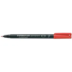 STAEDTLER Lumocolor Folienstifte rot 0,6 mm permanent
