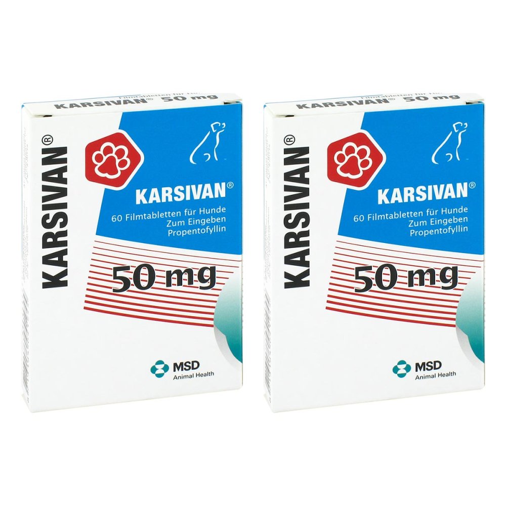 Intervet Deutschland GmbH Karsivan 50 veterinär Filmtabletten 08107511