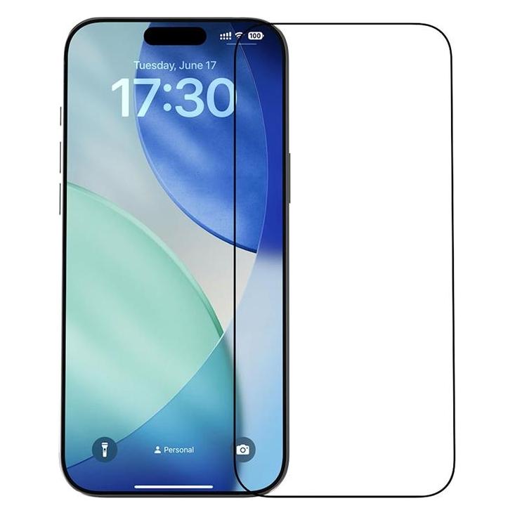 Devia Van Series Crystal Diamond schwarzer Rahmen / Schutzglas / Apple iPhone Air (Apple iPhone Air) (6942297132627)