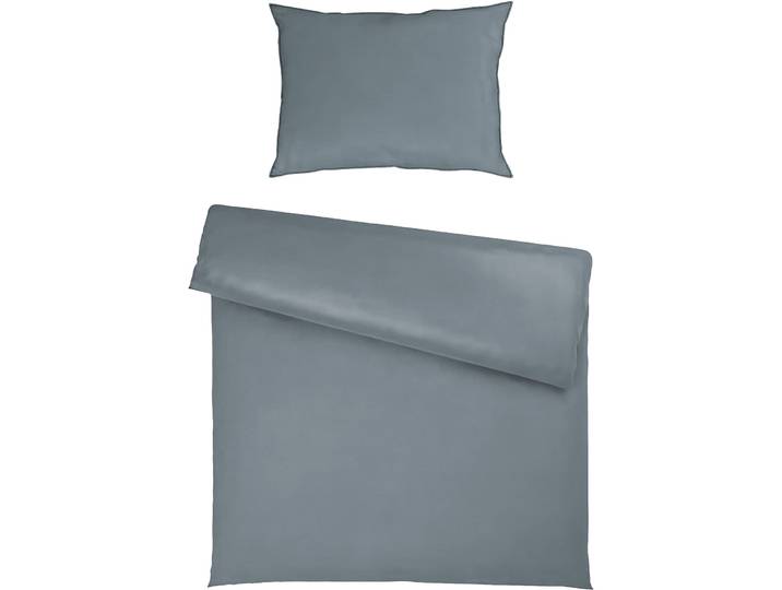 Bettgarnitur Tara 160x210+65x100cm grau - Material: 50% Baumwolle / 50% TENCEL™ Lyocell