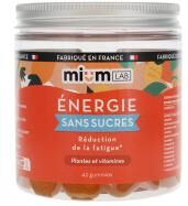 Mium Lab Énergie Sans Sucres Plantes et Vitamines 42 Gummies - Pot 42 gummies