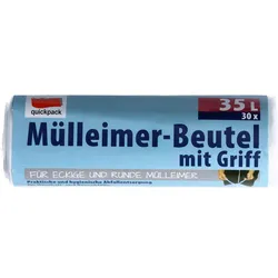 quickpack Müllbeutel 35,0 l, weiß