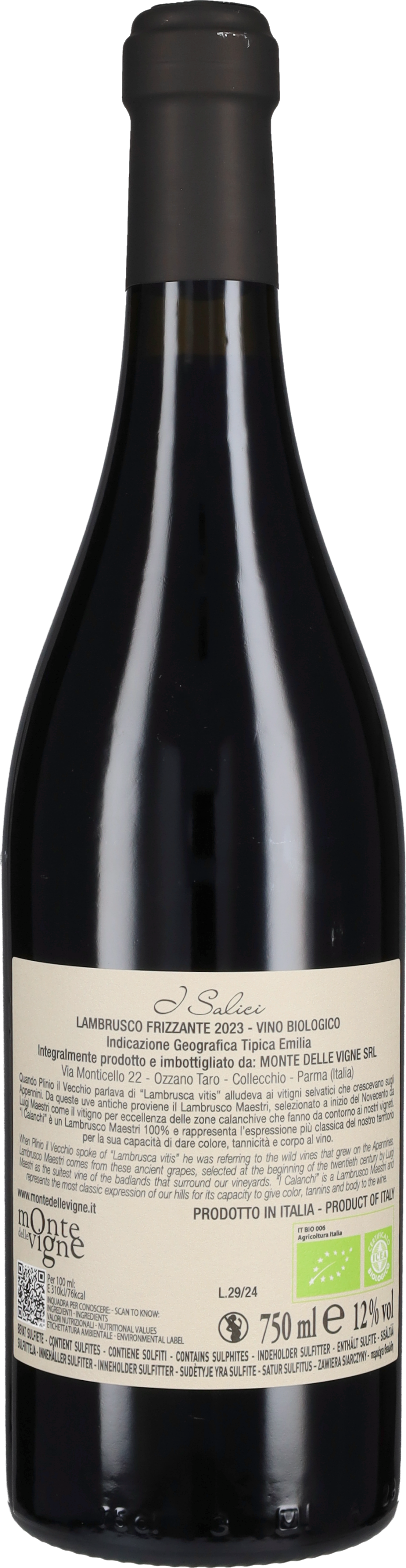 Lambrusco 'I Salici' Monte delle Vigne 2023