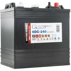 Q-Batteries 6DC-240 6V 240Ah Deep Cycle Traktionsbatterie
