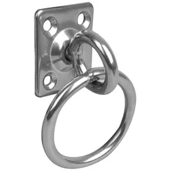 ProPlus SF_577836 Augplatte mit Wirbel und Ring 33x38x6mm RVS AISI 316 Augenbolzen