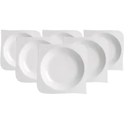 SUPPENTELLER Melodie weiß ø 21 cm 6er Set