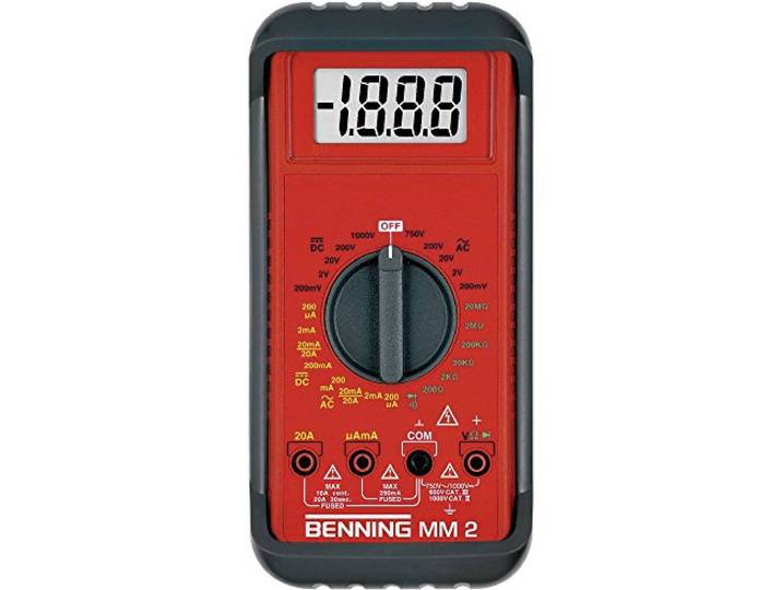 Benning MM 2 Multimètre numérique\, 044028