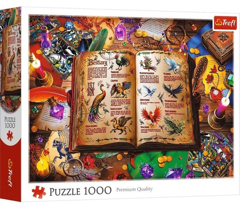 Trefl Puzzel van 1000 stukjes met het thema Vogels postzegelcollectie