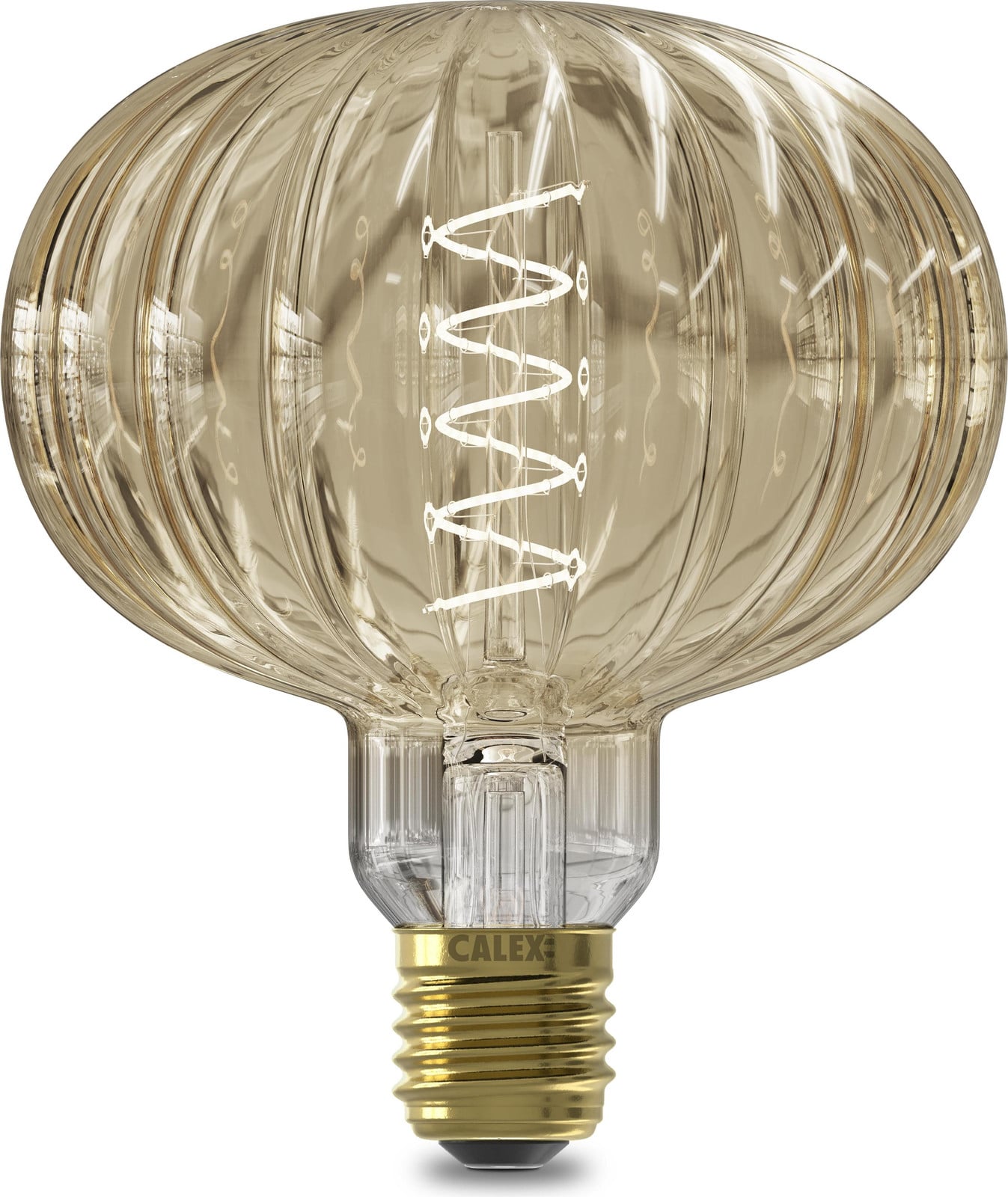 Calex LED-lamp E27 G125 Filament Warm Wit Licht Amberkleurig 4W
