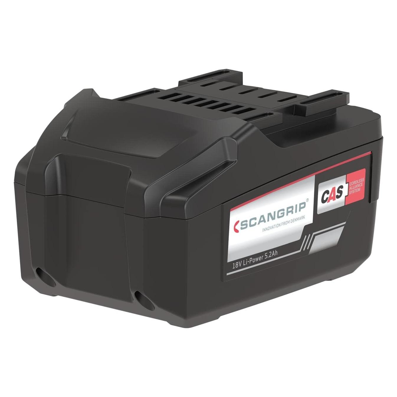 Scangrip Li-Ionen Akku Li-POWER 5,2 Ah, Akkuspannung: 18 V (03.6121)