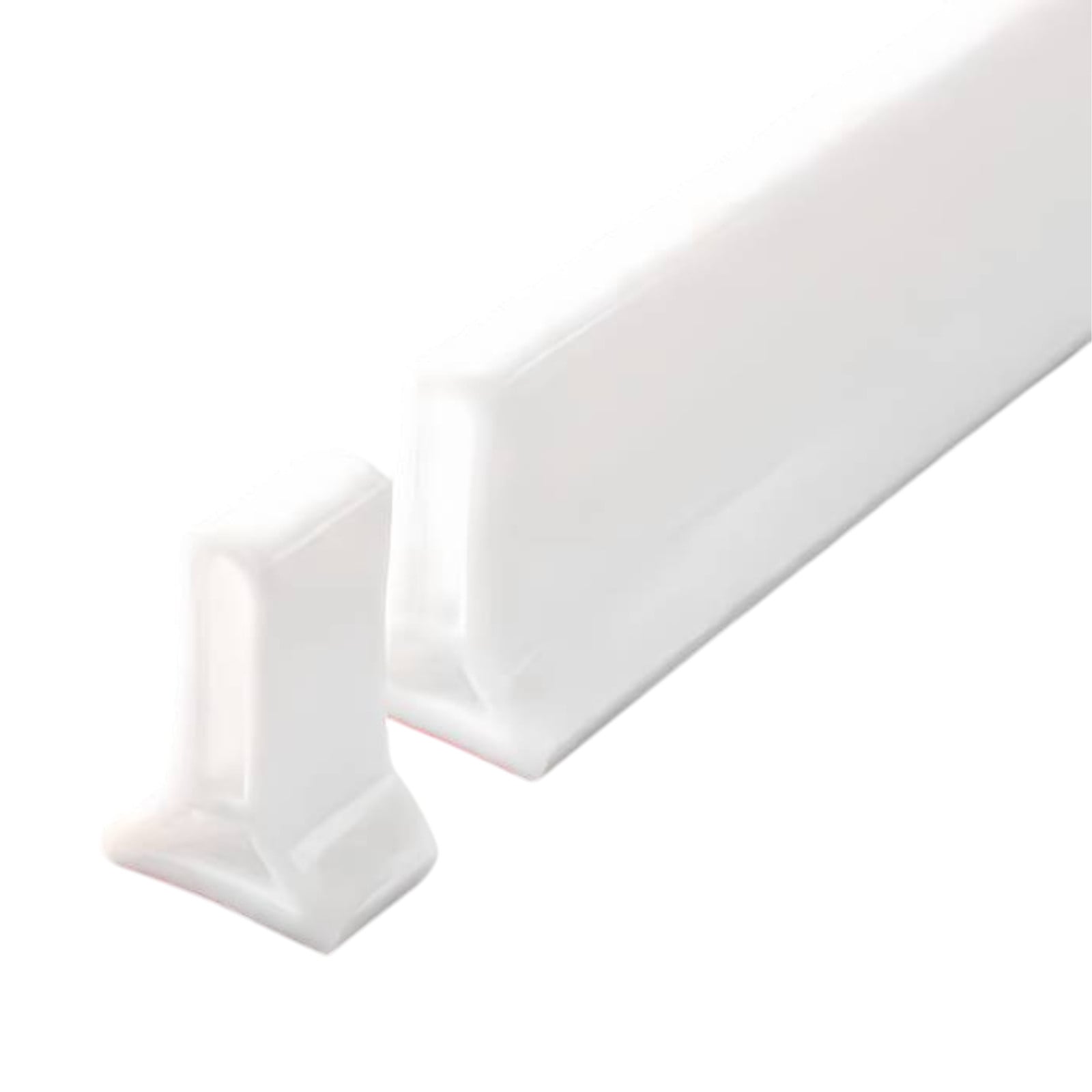 AQUABARRIER Doucheprofiel Siliconen Waterdichtingsstrip voor Douchebarrière, 2 meter