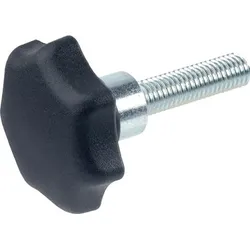 Ganter Norm Sterngriff GN 6336.4 Sterngriffschraube - 6336.4-ST-50-M10-40