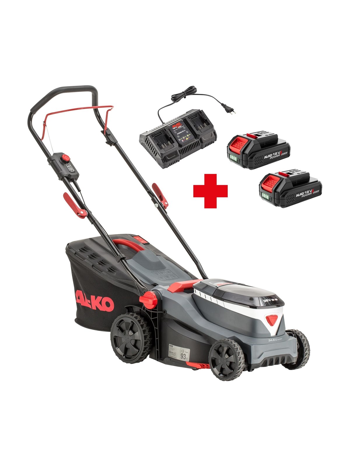 AL-KO Elektro-Rasenmäher 34.6 Li Comfort 18/36V Set