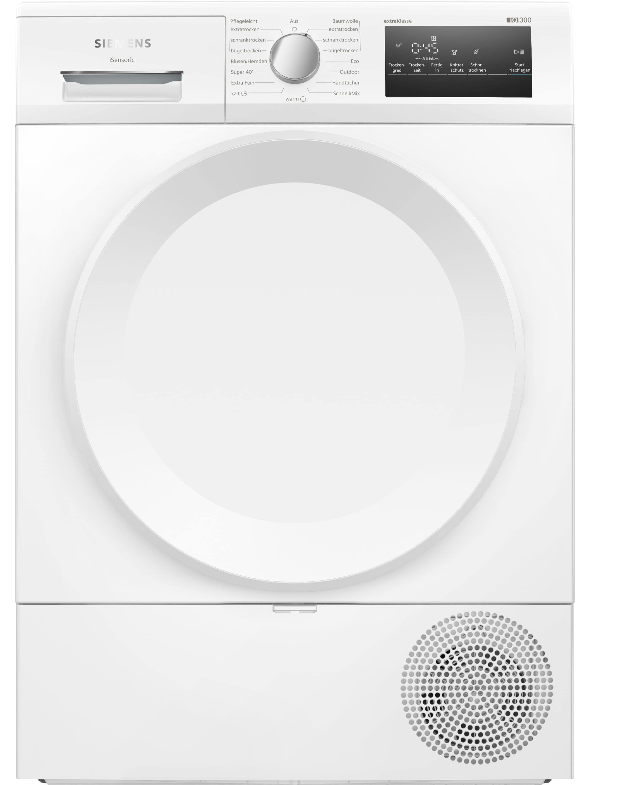 Siemens iQ300 WT43HV94 Kondensations Trockner Frontlader jetzt zusätzlich 50¤ Cashback sichern*!