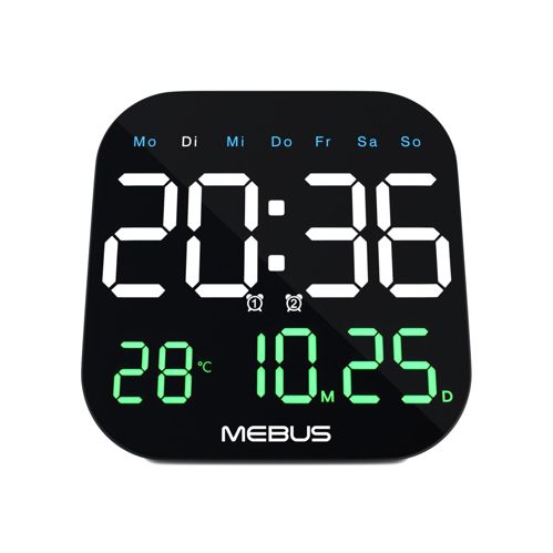 Mebus 19855 Quarz-Wanduhr digital