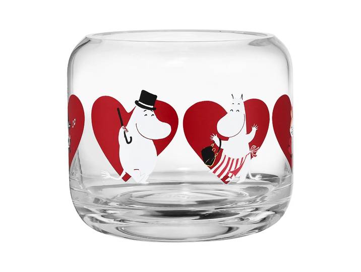 Muurla Bougeoir Moomin Ø9x8 cm Heart