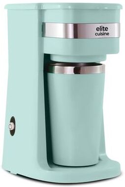 Elite Cuisine EHC3167 Single Serve Personal Coffee Maker With Stainless Steel Travel Mug