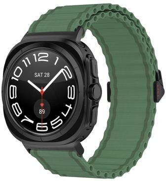 Everyday Crate Samsung Galaxy Watch Ultra 47mm Ocean Loop Watch Band Braided Nylon Watch Strap army Green