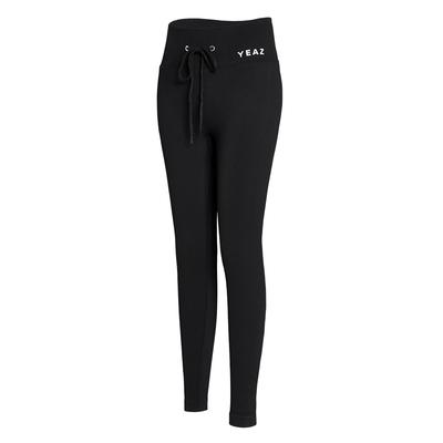 Leggings YEAZ "Leggings RUNWAY", Damen, Gr. S, US, schwarz, Obermaterial: 87% Nylon NY. 13% Elasthan EL., Hosen Leggings